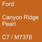 Preview: Ford, Canyon Ridge Pearl, C7 / M7378.
